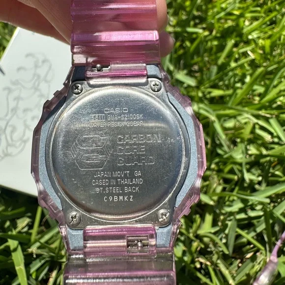 Casio G-Shock Translucent Purple Watch - Picture 4 of 4